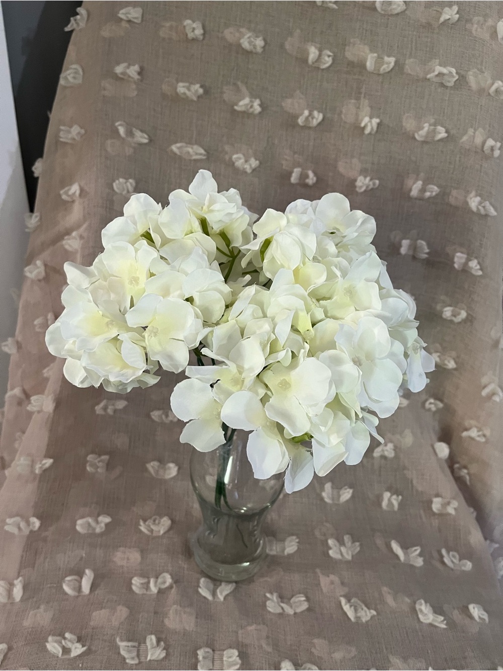 White Artificial Hydrangea Bouquet - Home Accents
